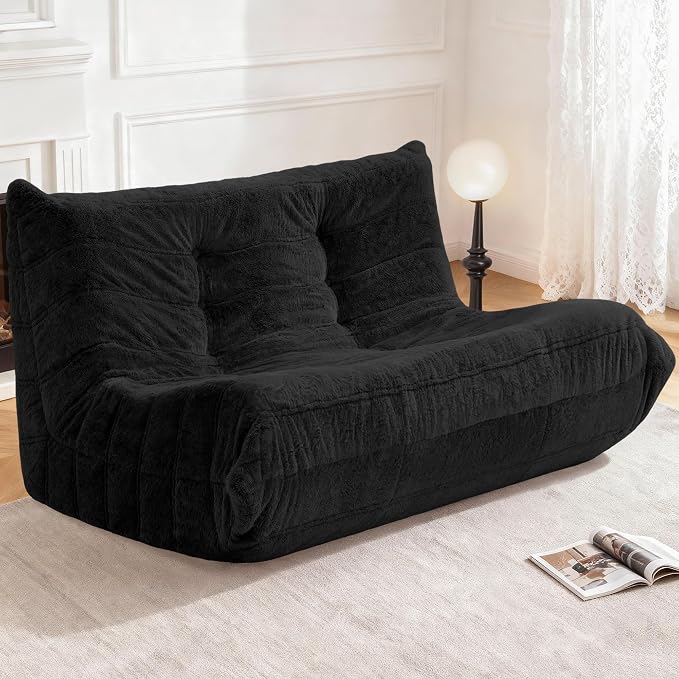 Bean Bag Loveseat Chair Big Sofa Beanbag Chair by Cansunna