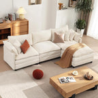Vesgantti 108" Modular Sectional Sofa, Comfy Cloud Couch - Image 3