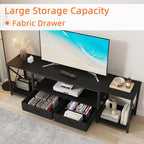 GYIIYUO TV Stand with Fabric Drawers - Image 5