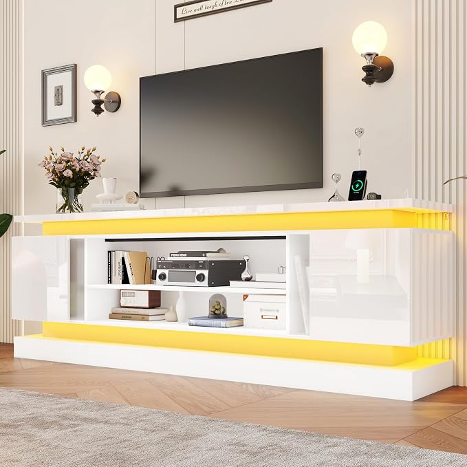 chartustriable 81IN LED TV Stands w/Power Outlet - Image 3