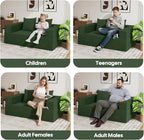 COMAX Futon Sofa Bed, 4‑in‑1 Convertible Sofa Bed, Folding Boneless Couches - Image 4