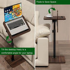 360° Swivel Sofa Side Table for Couch - Image 7
