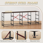 WLIVE 75.5'' Dresser for Bedroom, TV Stand for 85, 65 Inch TV, 12 Drawer Long - Image 6