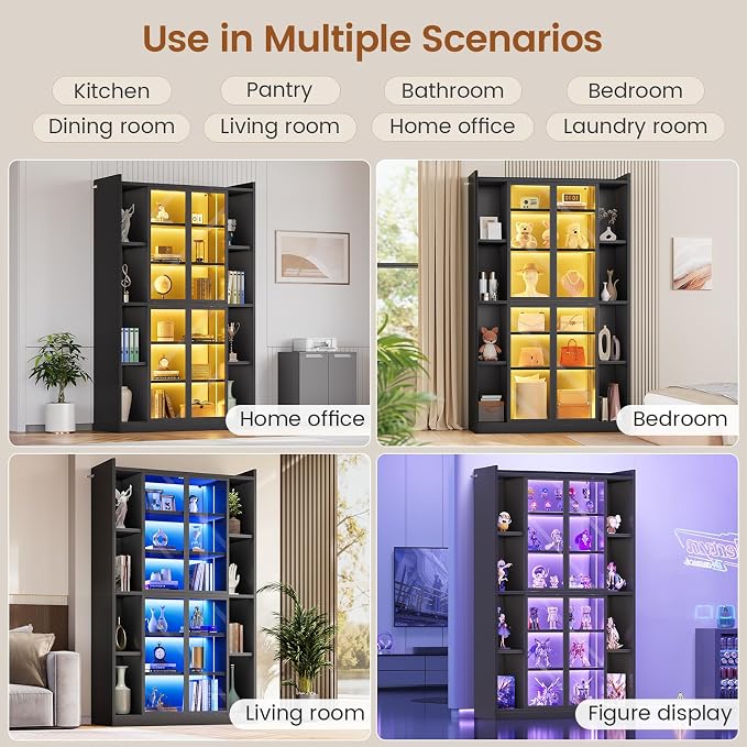 SEDETA 71" Display Cabinet - Image 7