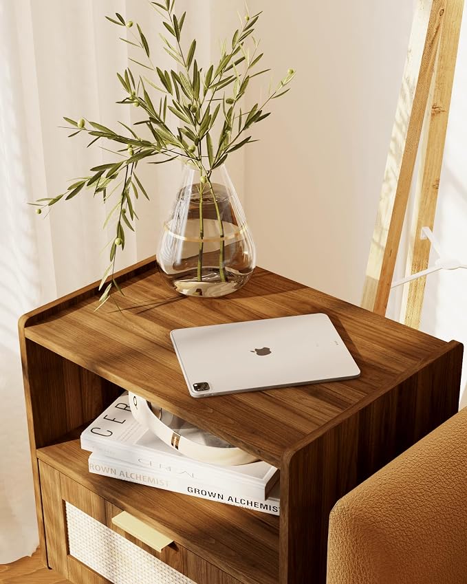 Veegle Nightstand, Modern Bedside Table - Image 4