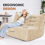 Bean Bag Loveseat Chair Big Sofa Beanbag Chair - Image 4