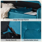 48" End of Bed Bench, Modern Storage Benches - Image 4