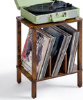 LELELINKY 2-Tier Record Player Stand by LELELINKY