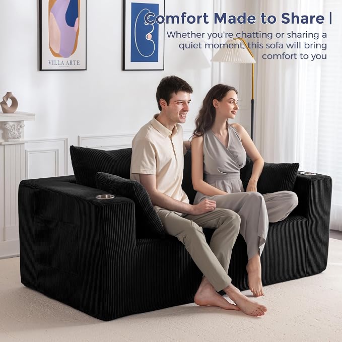 MAXYOYO Modular Sectional Sofa Couch, Loveseat Boneless Cloud Couch - Image 3
