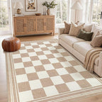 cotiled Boho 5x7 Area Rugs for Living Room: Soft Moroccan Washable Rug | Solve by COTILED
