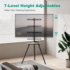 Tripod Easel TV Stand for 43–65 Inch TVs, Height Adjustable Swivel Floor TV - Image 3