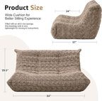 Bean Bag Chairs for Adults Giant Bean Bag Chair Memory Foam BeanBag Chair Bean - Image 2