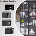 Kelueo 63" H Display Cabinet - Image 5
