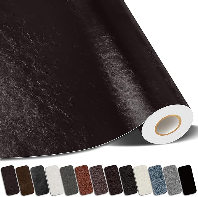 Leather Repair Patches, 17X158 Inch Self-Adhesive Leather Repair Tape, Stretch by GiveYourFurnitureaNewLife