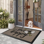 LUMI Outside Welcome Door Mat 36x59, Non-Slip Durable Rubber Easy Clean | Bee - Image 9