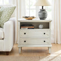 HULALA HOME Farmhouse End Table by HULALAHOME