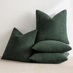 MIULEE Boho Farmhouse Throw Pillow Covers 18x18 Inch Set of 4 Soft Neutral - Image 7