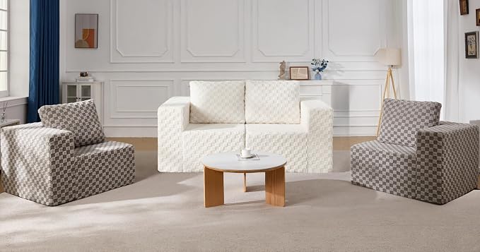Modular Sectional Sofa 2 Seater Loveseat Modular Couch - Image 7