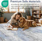 4x6 Ft Area Rugs for Living Room, Soft Non-Slip Washable Rugs Modern Abstract - Image 5