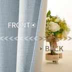 MIULEE 100% Blackout Linen Curtains - Image 6