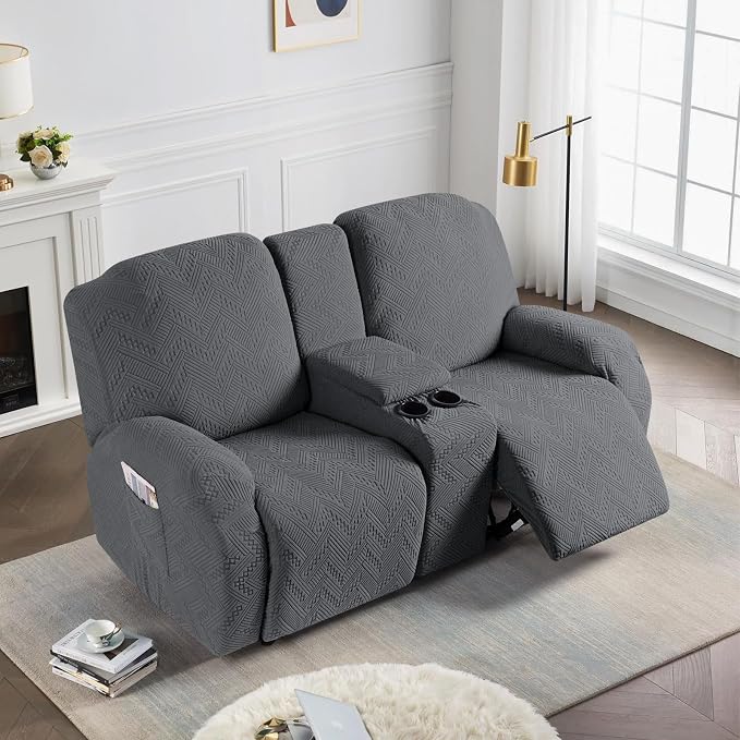 Ruaozz Loveseat Recliner Covers - Image 7