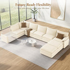 Vesgantti Large Modular Sectional Sofa, Big Comfy Cloud Couch - Image 8