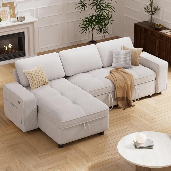 Vipbear 81" Sectional Sleeper Sofa - Image 2