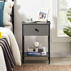 VECELO Nightstands Set of 2, Modern Bedside End Tables, Night Stands - Image 4
