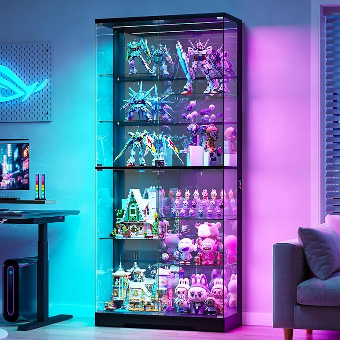 HNEBC 71” Display Cabinet with Glass Doors by HNEBC