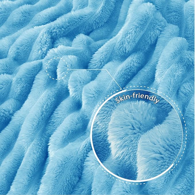 Exclusivo Mezcla Striped Queen Size Fleece Blanket - Image 5