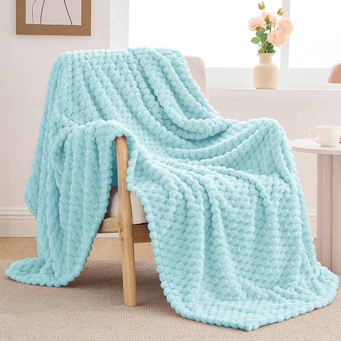 BEDELITE Cloud Blue Twin Blanket - Image 8