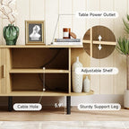 ONBRILL 70.8" TV Stand with Power Outlet - Image 4