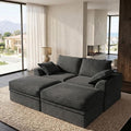 Upgrade Boneless Couch with Storage, Extra Deep&High Seat Modular Sectional by Unknown