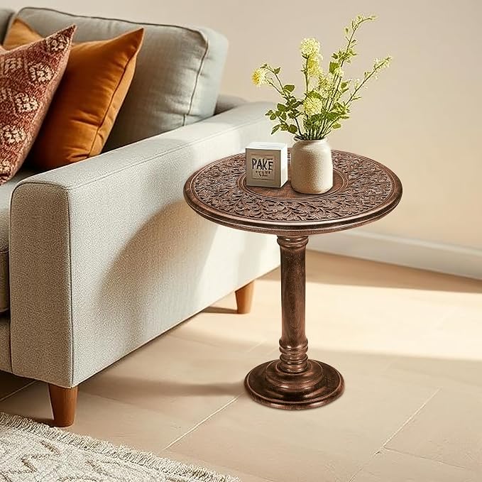 Wooden End Table for Living Room - Image 6