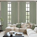 MIULEE Sage Green Pinch Pleated 100% Blackout Linen Curtains 40x108 Inches | - Image 7