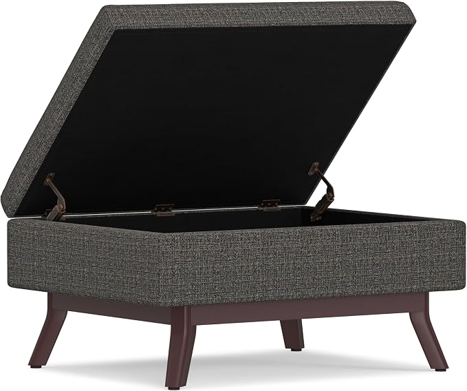 SIMPLIHOME Owen Coffee Table Storage Ottoman - Image 4