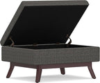 SIMPLIHOME Owen Coffee Table Storage Ottoman - Image 4
