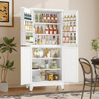 GAIOUS 74.8" Tall Metal Food Cabinet, Storage Cabinets - Image 3