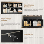 TEENFON 69" Tall Bookshelf and Bookcase, 5 Tier Floor Standing Bookshelves - Image 7