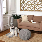 REDEARTH · Round Boho Pouf Ottoman - Image 7