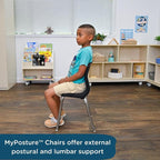 Children’s Factory MyPosture Plus 8" Chair, 2 Pack, Stackable Ergonomic Seating - Image 3