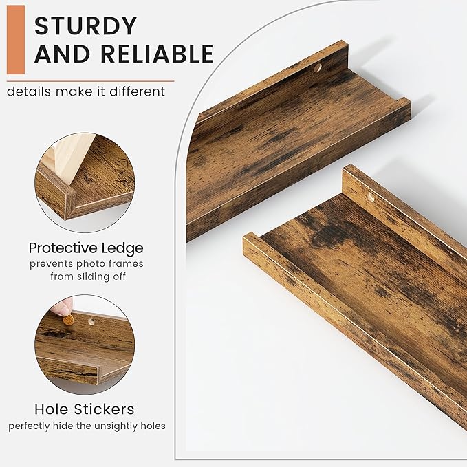 FLYJOE Floating Picture Ledge Shelves - Image 4