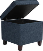 Homepop Square Tufted Storage Ottoman - Image 6