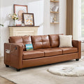 TYBOATLE 88" W Faux Leather Couches by TYBOATLE