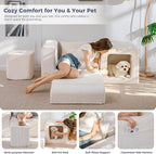 MAXYOYO Folding Sofa Couch, Convertible Floor Sofa - Image 7