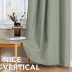 H.VERSAILTEX Linen Curtains 100% Blackout Curtains - Image 7