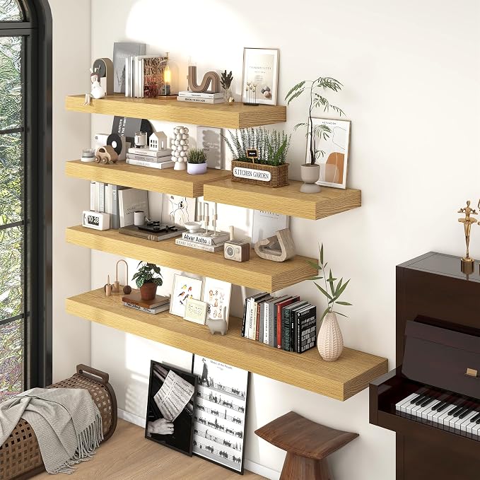 FLYJOE 48 Inch Long Floating Shelves - Image 7