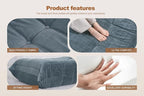 Bean Bag Pouf Ottoman, Foot Stool, Foot Rest - Image 5