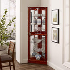 Glass Corner Display Cabinet - Image 3