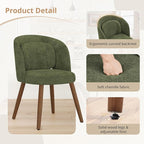 LUE BONA Dining Chairs Set of 6, Modern Upholstered Kitchen Chairs - Image 4